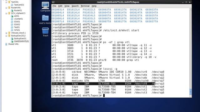 Backup Exec 2012 - Configure MhVTL In A CentOS VM