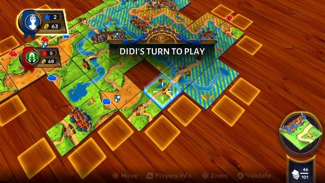 Carcassonne Switch - Nintendo - 2022 All Expansions vs AI - Only Gameplay full match смотреть онлайн