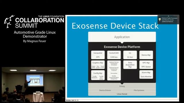 Collaboration Summit 2013 - Automotive Grade Linux Demonstrator Part 2 смотреть онлайн