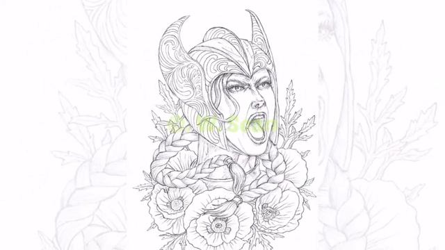 August Reverie 3 Expressions by Chinthaka Herath Colouring Book Flip Through смотреть онлайн