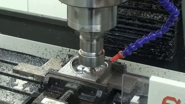SVM-1S with Linux CNC+MESA Die Steel-D2 Mold Milling смотреть онлайн
