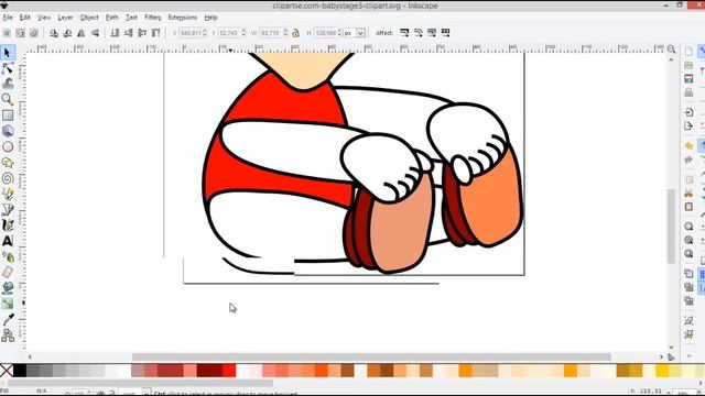 How to edit a vector / SVG image in inkscape - Free vector graphics editor смотреть онлайн
