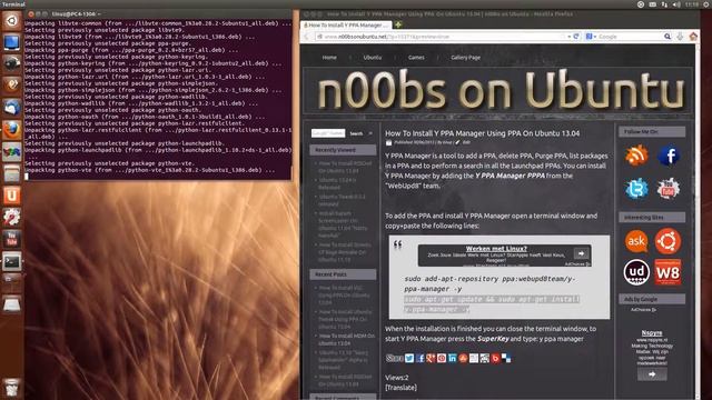 How To Install Y PPA Manager Using PPA On Ubuntu 13.04 смотреть онлайн