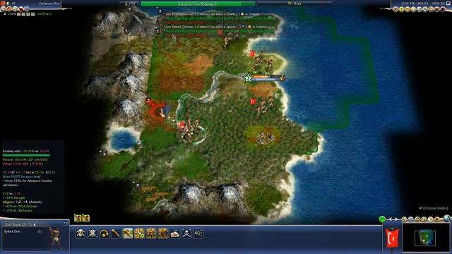 Let's Stream Sid Meier's Civilization IV: Beyond the Sword (Caveman2cosmos mod) & Dino D-Day - 3 / смотреть онлайн