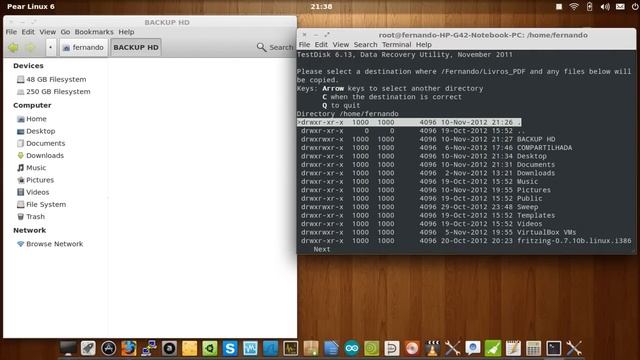 Recuperando HD com testdisk no Linux смотреть онлайн