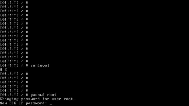 F5 BIG-IP Single User Mode смотреть онлайн