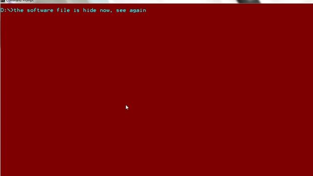 How to Hide Files Using ATTRIB Command in MS DOS смотреть онлайн