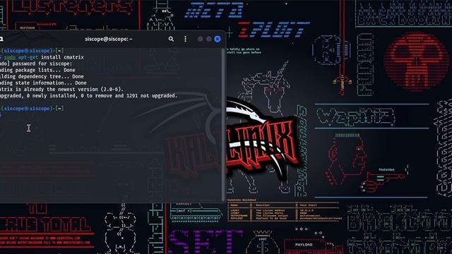 Hacking In Amharic :) How Get matrix Effect On Our Kali Linux Terminal смотреть онлайн