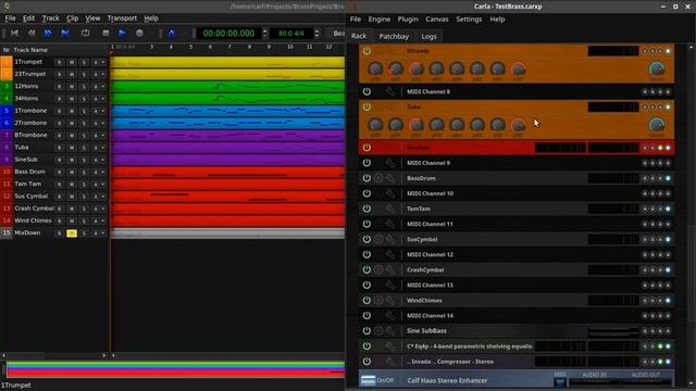 Virtual Playing Orchestra (brass) - Review and Tutorial смотреть онлайн
