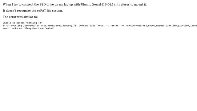Ubuntu: Make Samsung Portable SSD T3 work on Ubuntu смотреть онлайн