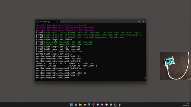 Setting up SRTLA server on raspberry pi смотреть онлайн