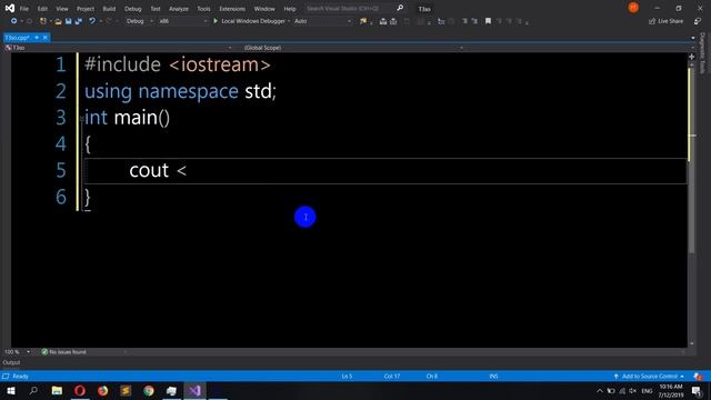 C++ Hello World Program смотреть онлайн