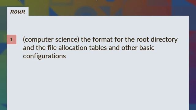 High-level formatting | meaning of High-level formatting смотреть онлайн