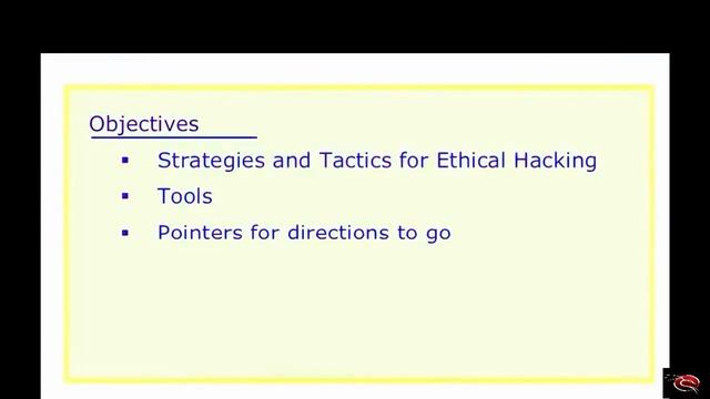 Ethical Hacking and Penetration Testing (Kali Linux) Course 1 : welcome смотреть онлайн