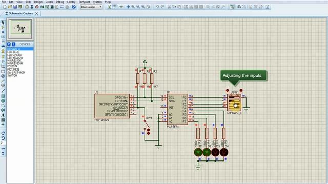 Reading The Digital Input Output From PCF8574 Using PIC12F629 смотреть онлайн