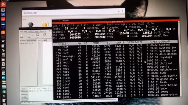 Ubuntu 16.10 Unity 8 - Desktop Apps without libertine app смотреть онлайн