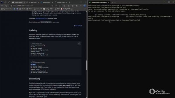 rConfig V6Core Update Ubuntu Linux