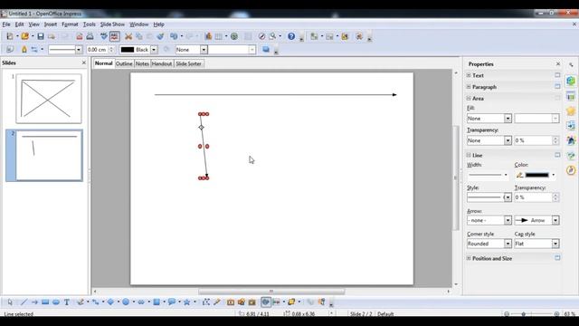 Drawing Graphic Objects in Open Office Impress Application смотреть онлайн
