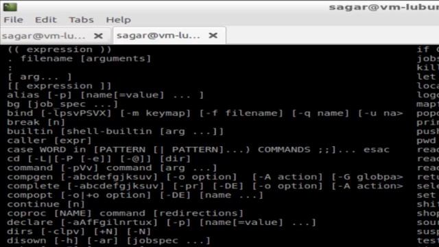 How to view list of all built in commands in Linux смотреть онлайн