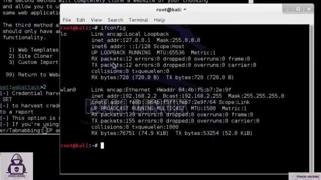 54 - Creating Phishing page using Kali Linux смотреть онлайн