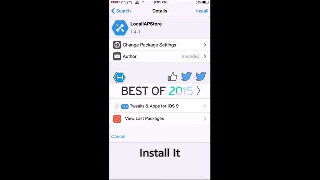 How to: FREE In-App Purchases iOS 9! (Jailbreak) смотреть онлайн