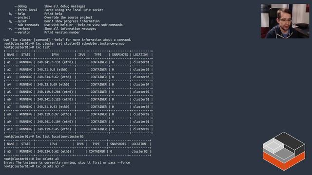 LXD cluster groups смотреть онлайн
