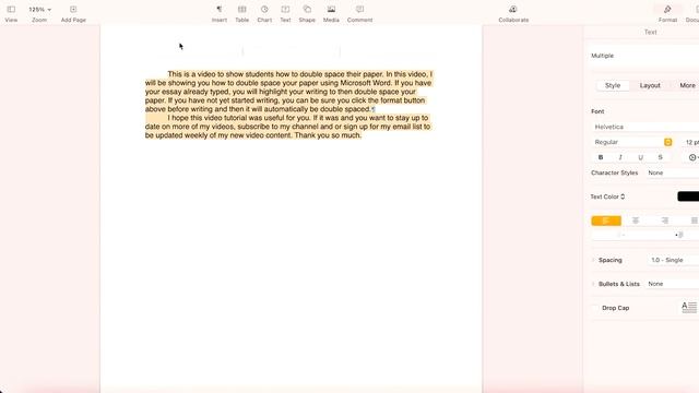 Pages: How to Double Space in Apple Pages смотреть онлайн