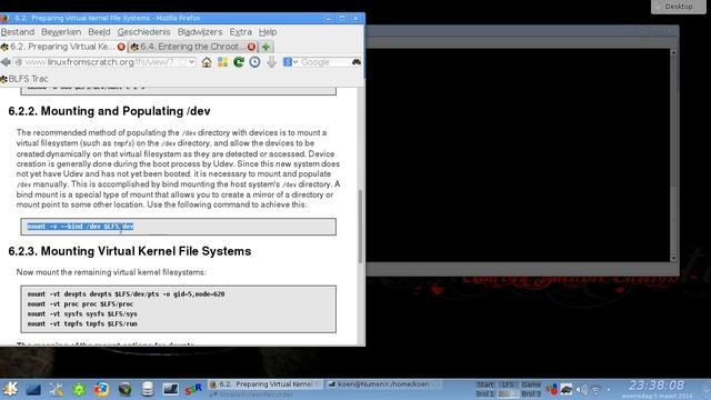Linux From Scratch Tutorial How To resume work in Chapter 6 смотреть онлайн