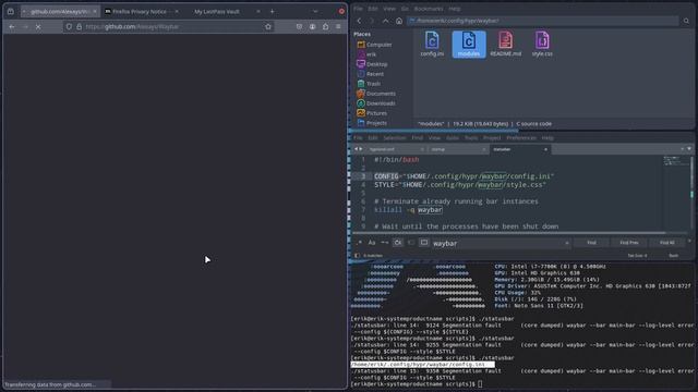 ArcoLinux : 3822 FIX - Waybar on Hyprland crashes - analysis - workflow смотреть онлайн