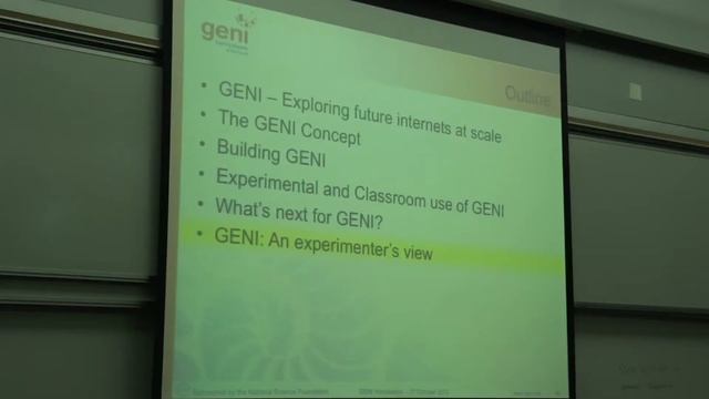 GEC18: An Introduction to GENI & Experimentation using GENI смотреть онлайн