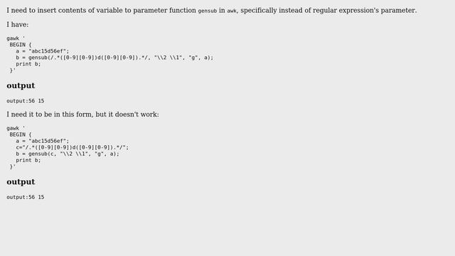 Unix & Linux: awk - gensub function смотреть онлайн