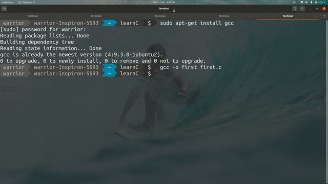 How To Run C code on ubuntu or linux mint смотреть онлайн