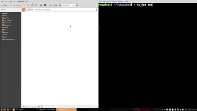 Terminal 2 - Dars | ls, man, pwd, mkdir, cd, mv, rm, touch, cp... смотреть онлайн