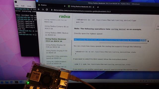 Activating the Fan on the Radxa Rock 5A ARM Rockchip RK3588S SBC смотреть онлайн
