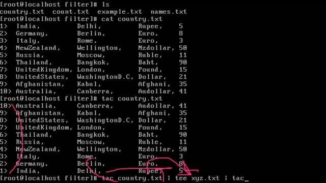 LINUX TEE COMMAND || FILTER || HINDI смотреть онлайн