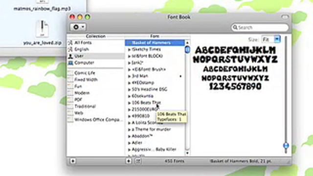 Mac Tutorial: Installing Fonts смотреть онлайн
