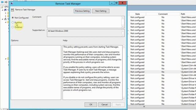 Cấm Task Manager GPO | Forbid Task Manager GPO смотреть онлайн
