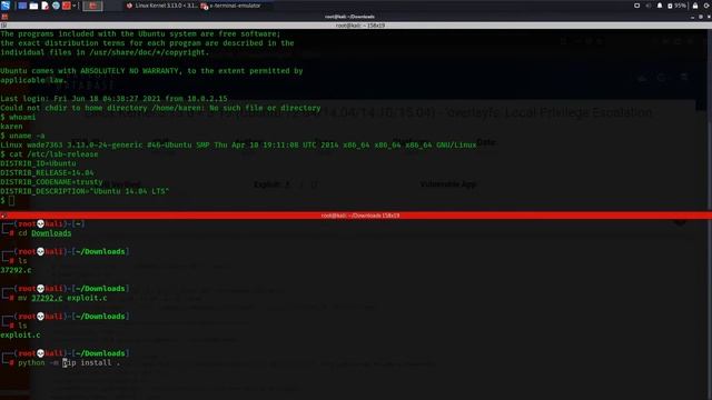 Linux Privilege Escalation using Kernel Exploit смотреть онлайн