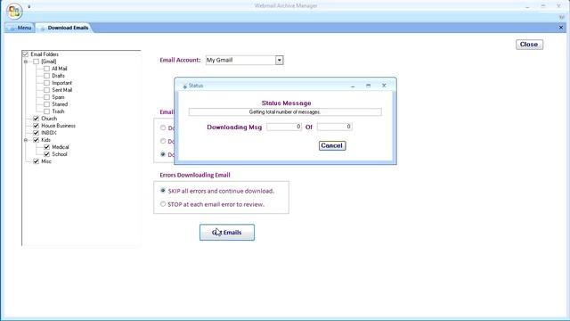 Webmail Archive Manager Demo смотреть онлайн