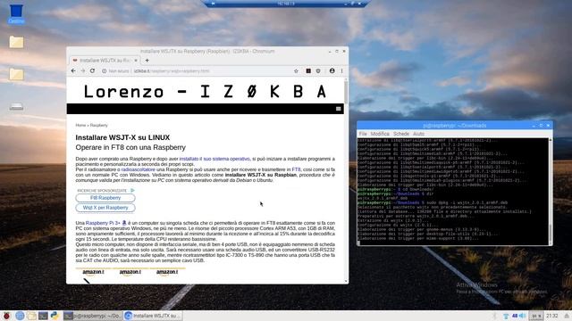 Installare WSJT-X su Raspberry Pi - guida italiano смотреть онлайн