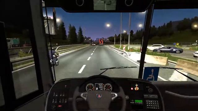 [ETS2] Euro Truck Simulator 2 bus mods Scania Marcopolo Paradiso gameplay смотреть онлайн