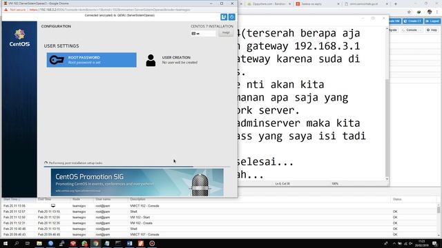 Instalasi Centos 7 di Proxmox Versi 4 смотреть онлайн