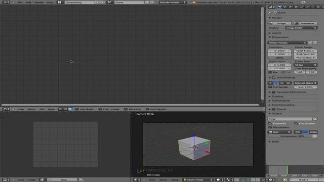 Video Stabilization in Blender 3D - 2.63 - Linux смотреть онлайн