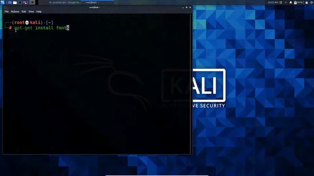 how to Fix all languages #fonts in #kali Linux смотреть онлайн