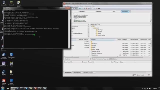 How install Plugins on a Minecraft Server with Bukkit running CentOS смотреть онлайн