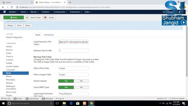#3 How to Upload Media in Joomla in Hindi смотреть онлайн
