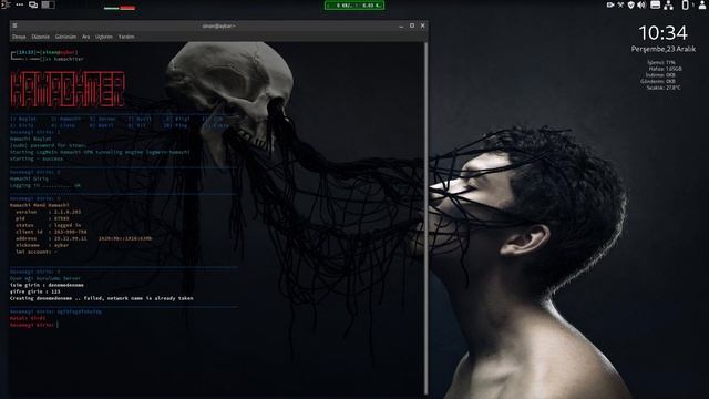 logmein-hamachi terminal GUi (Linux) смотреть онлайн