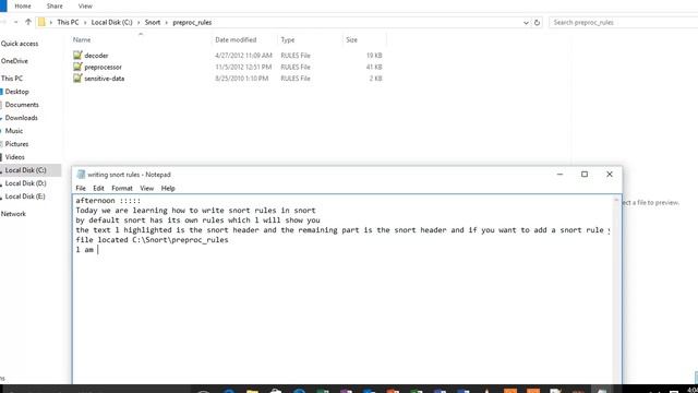 creating snort rules смотреть онлайн