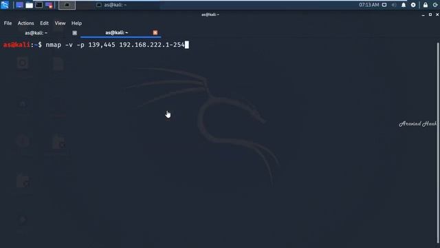 how to use nmap scan for the NetBIOS service in Kali Linux смотреть онлайн