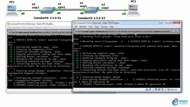 Cumulus VX: 07: Start up and connect - Cumulus VX Part 7 with GNS3 смотреть онлайн